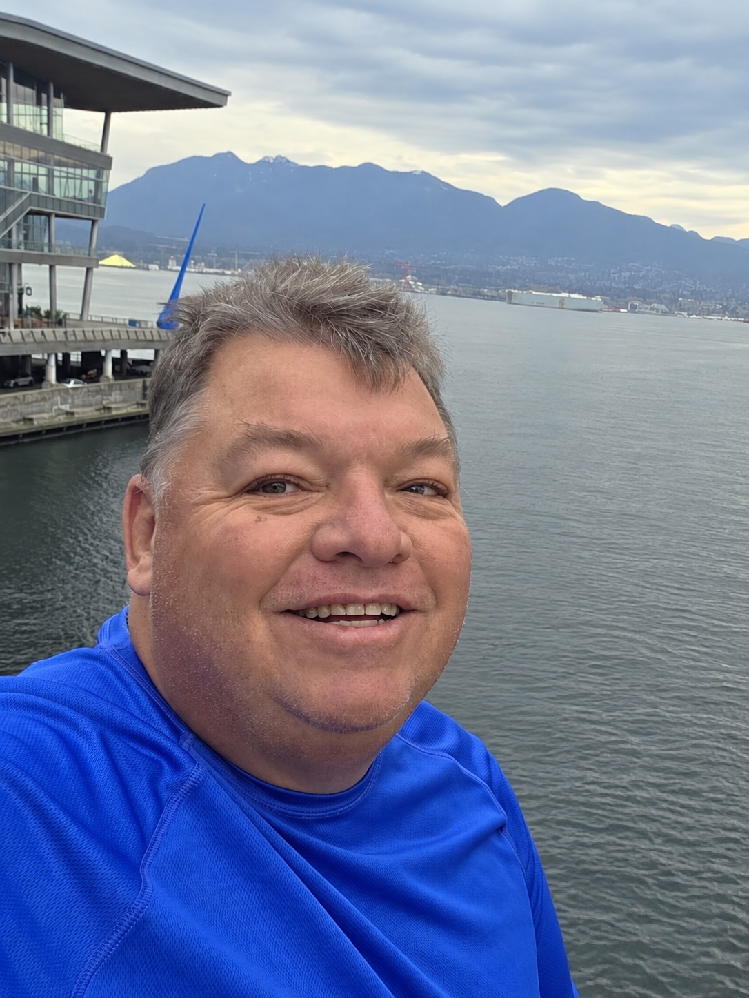 Trevor Schaafsma at the Vancouver waterfront